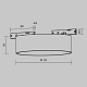 трековый магнитный светильник maytoni zon tr189-1-12w4k-bw