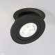 встраиваемый светодиодный светильник elektrostandard surf 25084/led 6w 4000k черный a063675