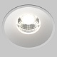встраиваемый светодиодный светильник maytoni technical round dl058-12w-dtw-w
