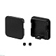 заглушка arlight line-d-3030 square black 053515