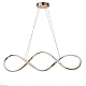 подвесной светодиодный светильник escada knot 10236/1led gold