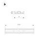 трек arlight mag-vibe-track-257-3000 (wh-bk) 053255