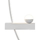 настенный светильник escada ray 10220/2led white l