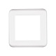 рамка одноместная arlight frm-versa-pl-1-wh 043767