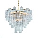 подвесная люстра delight collection owd2093-d75 gold/clear