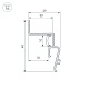 профиль arlight stretch-shadow-2000 black a2-contour-pro 039510