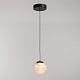 подвесной светильник delight collection md25030003-1a matt black/clear