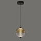 подвесной светильник delight collection md24022079-1a black/amber