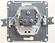 розетка tv проходная 4db systeme electric glossa антрацит gsl000792