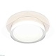 комплект встраиваемого светильника ambrella light techno spot xc7621043 swh/fr/cl белый песок/белый матовый/прозрачный (c7621, n7160)