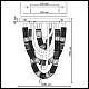 потолочная люстра odeon light l-vision collier 5456/80cl