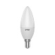 лампа светодиодная gauss e14 5,5w 4100к свеча матовая 1033126