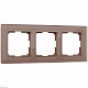 рамка на 3 поста werkel favorit латте w0031142 4690389183430