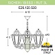 уличный подвесной светильник fumagalli e26.120.s30.axf1r