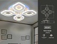 потолочный светодиодный светильник ambrella light acrylica fa8841