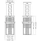 блок розеток 17 (12 секций и usb type a+c) беспроводная зарядка mebax 00-00002599