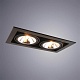 встраиваемый светильник arte lamp cardani semplice a5949pl-2bk