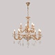 подвесная люстра crystal lux elizabeth sp8+4 brass