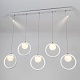 подвесная люстра led4u l7103-7 wт