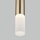 подвесной светодиодный светильник eurosvet axel 50210/1 led золото