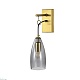 настенный светильник indigo goccia 11064/1w smoke v000545