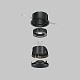 встраиваемый светодиодный светильник maytoni technical wise dl057-10w3k-b