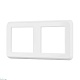 рамка двухместная arlight frm-versa-pl-2-wh 043776