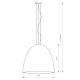 подвесной светильник nowodvorski egg xl 10325