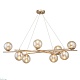 подвесная люстра escada balance 1119/8s gold