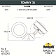 фасадные светильники fumagalli tommy 4m1.000.000.lxd2l