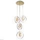 подвесной светильник delight collection cowley p60669-4 gold/clear