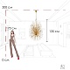 подвесная люстра loft it splash 10418/12