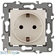 розетка 2p+e schuko эра 12-2001-02 б0014682