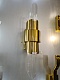 бра crystal lux justo ap2 brass