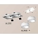встраиваемый светильник ambrella light techno spot xc (c6525, n6248) xc6525065