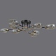 люстра на штанге illumico il0255-8csq-79 bk ab