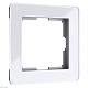 рамка werkel acrylic на 1 пост белый w0012701 4690389184819