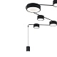 потолочный светильник indigo modulo 14028/7с black v000160l
