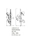 бра emilie le3023/3w gd
