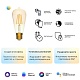 лампа светодиодная диммируемая филаментная gauss smart home filament e27 6,5w 2000-5500k золотистая 1310112