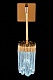 бра cascade le7717/1w gold
