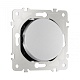 переключатель одноклавишный перекрестный arte milano 202.34-1.silver