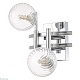 бра crystal lux luxury ap2 chrome
