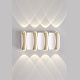 настенный светодиодный светильник crystal lux clt clt 022w4 wh-go 4000k