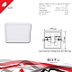 встраиваемый светильник reluce 70602-9.0-001ol led15w wh 4000k