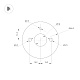 светильник arlight sp-vinci-s900x55-10w warm3000 034169