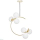 подвесная люстра lumina deco bonio ldp 7031-6 f.gd