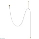 подвесной светильник odeon light corda 4399/40cl