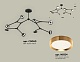 люстра на штанге ambrella light traditional (c9060, n8124) xb9060152