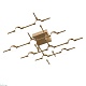 потолочная люстра delight collection molecular mx18001067-10a gold